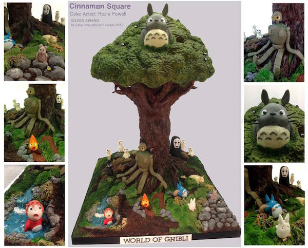 The World Of Ghibli As A Cake 