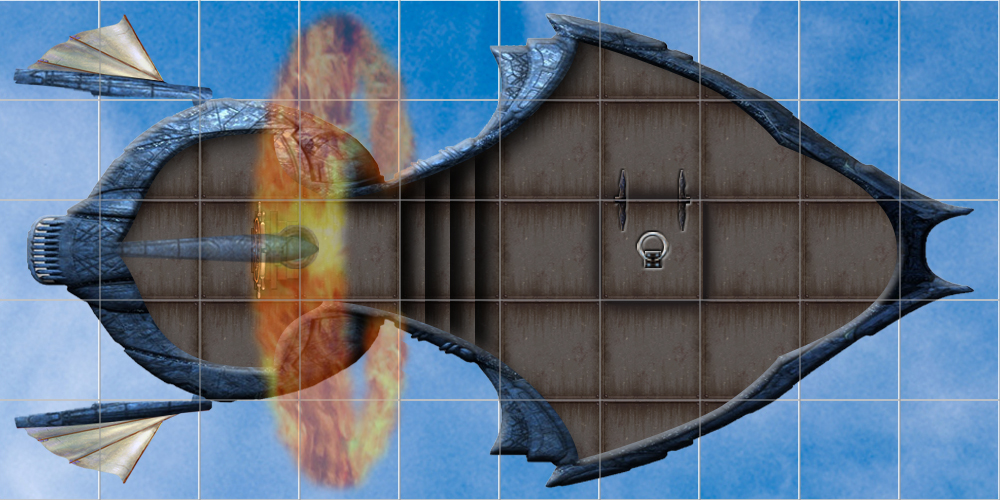 Eberron airship floor plans