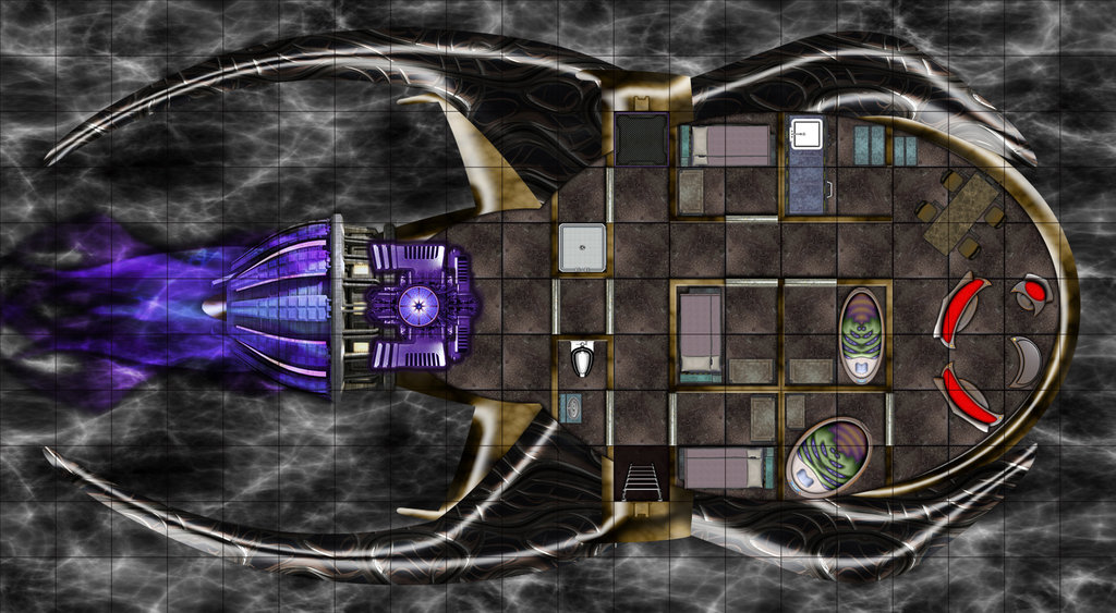 Eberron airship floor plans