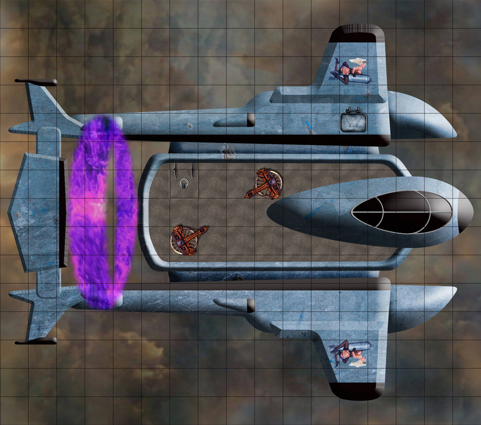Eberron airship floor plans