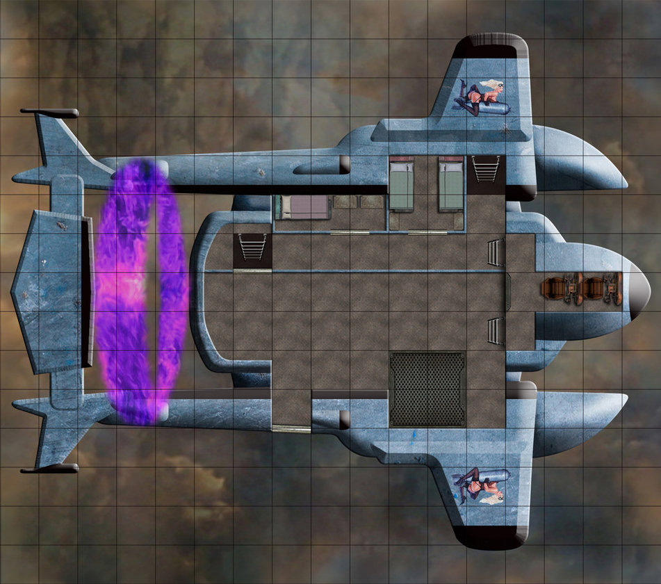 Eberron airship floor plans