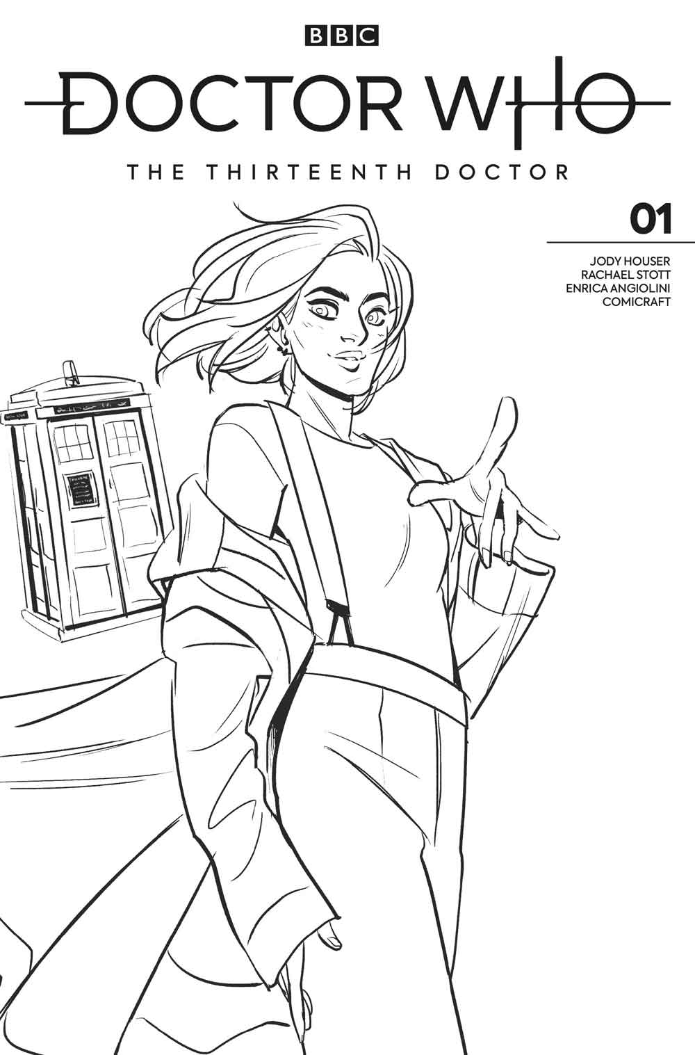Doctor Who comic cover - Thirteenth Doctor