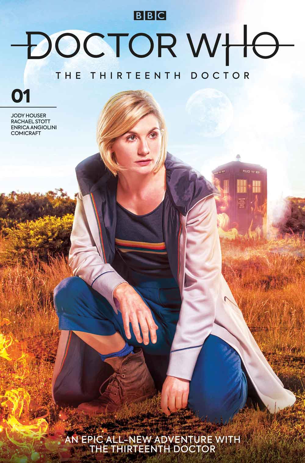 Doctor Who comic cover - Thirteenth Doctor