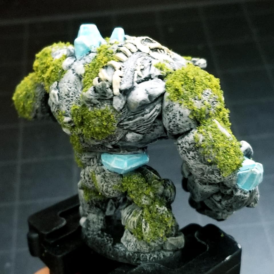 Earth elemental model for Dungeons and Dragons (unfinished)