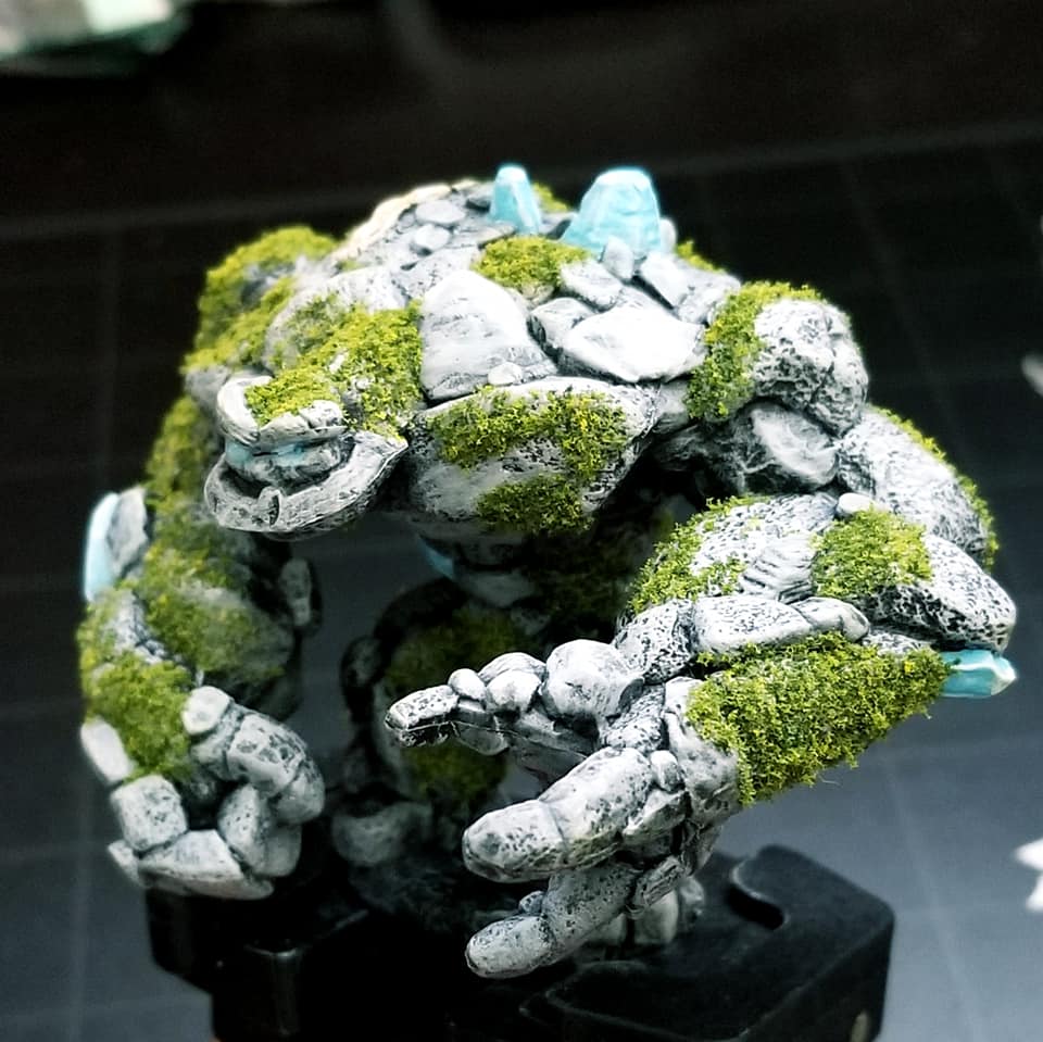 Earth elemental model for Dungeons and Dragons (unfinished)