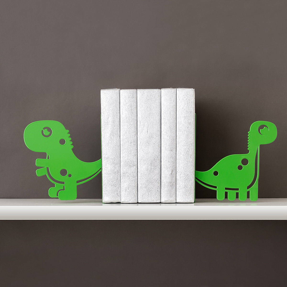 Dinosaur bookends