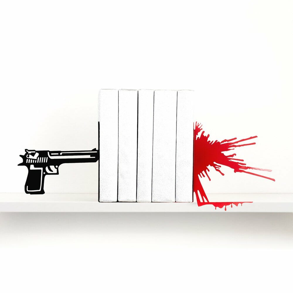 Gunshot and splatter bookends