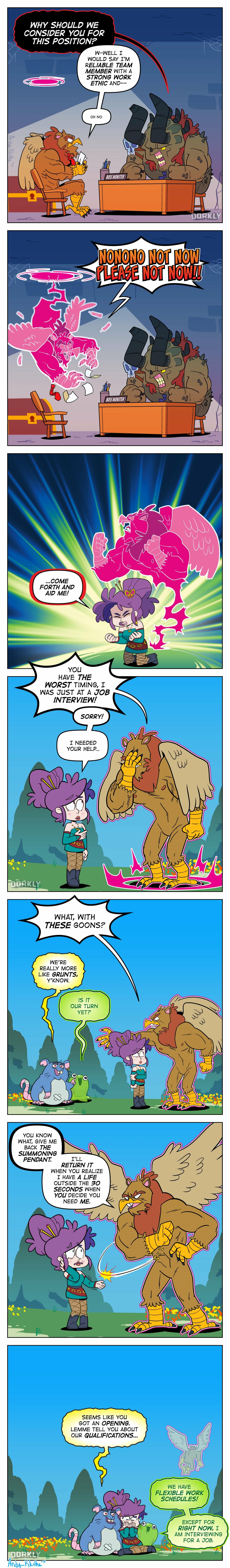 Dorkly - Why it would suck to be an RPG summon