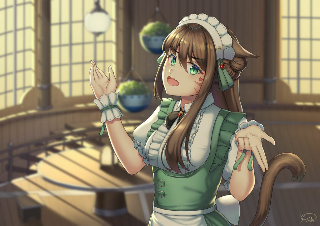 Miqo'te maid
