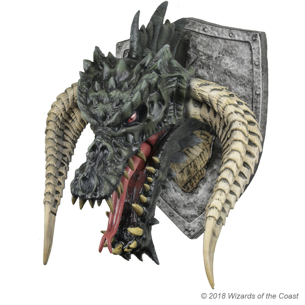 Official D&D black dragon trophy
