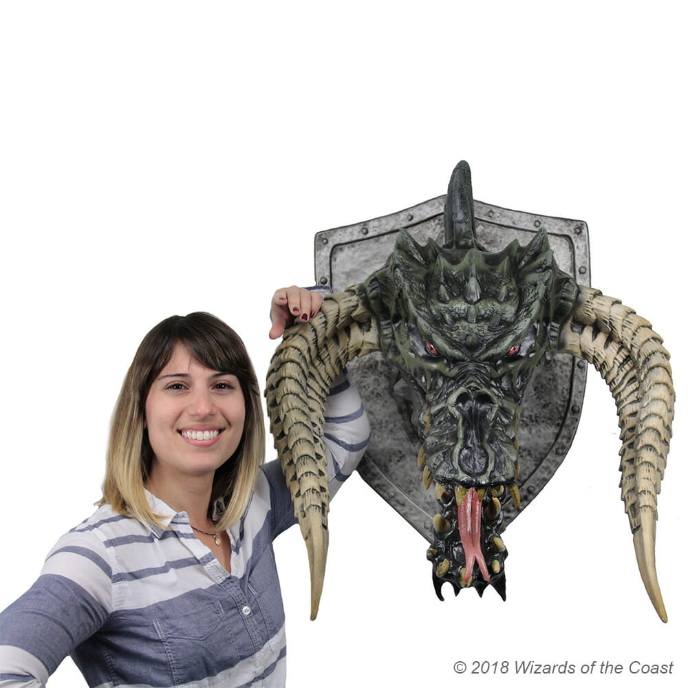 Official D&D black dragon trophy