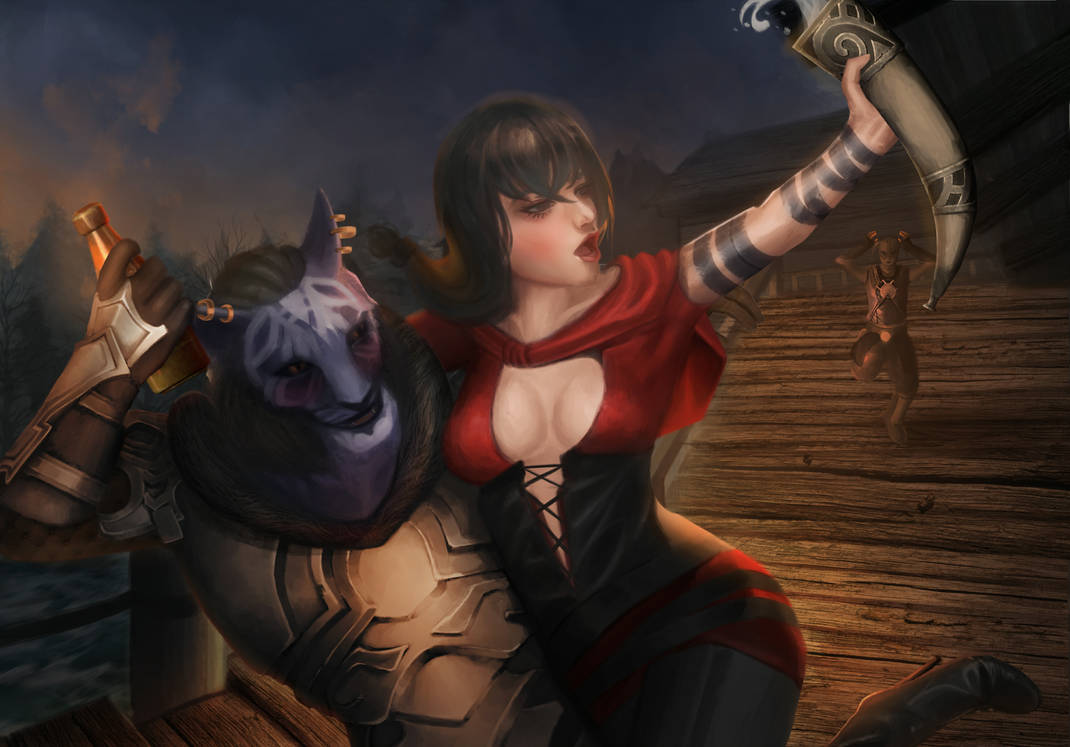 Party it up with a Dragonborn
