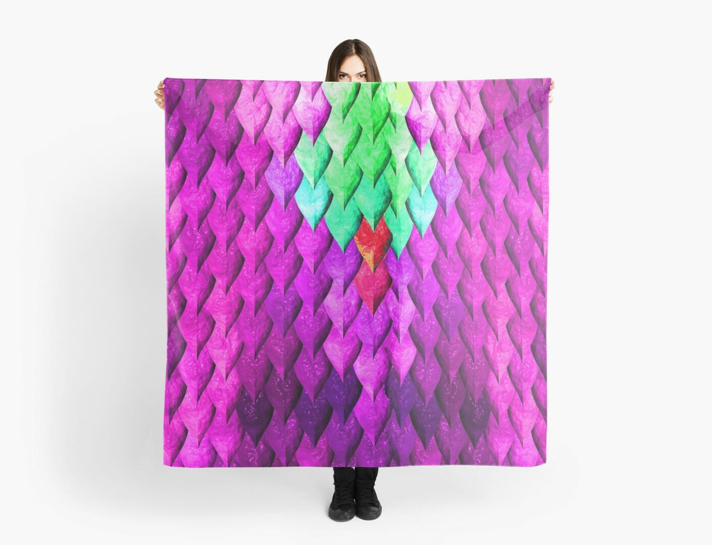 Dragon scales scarf