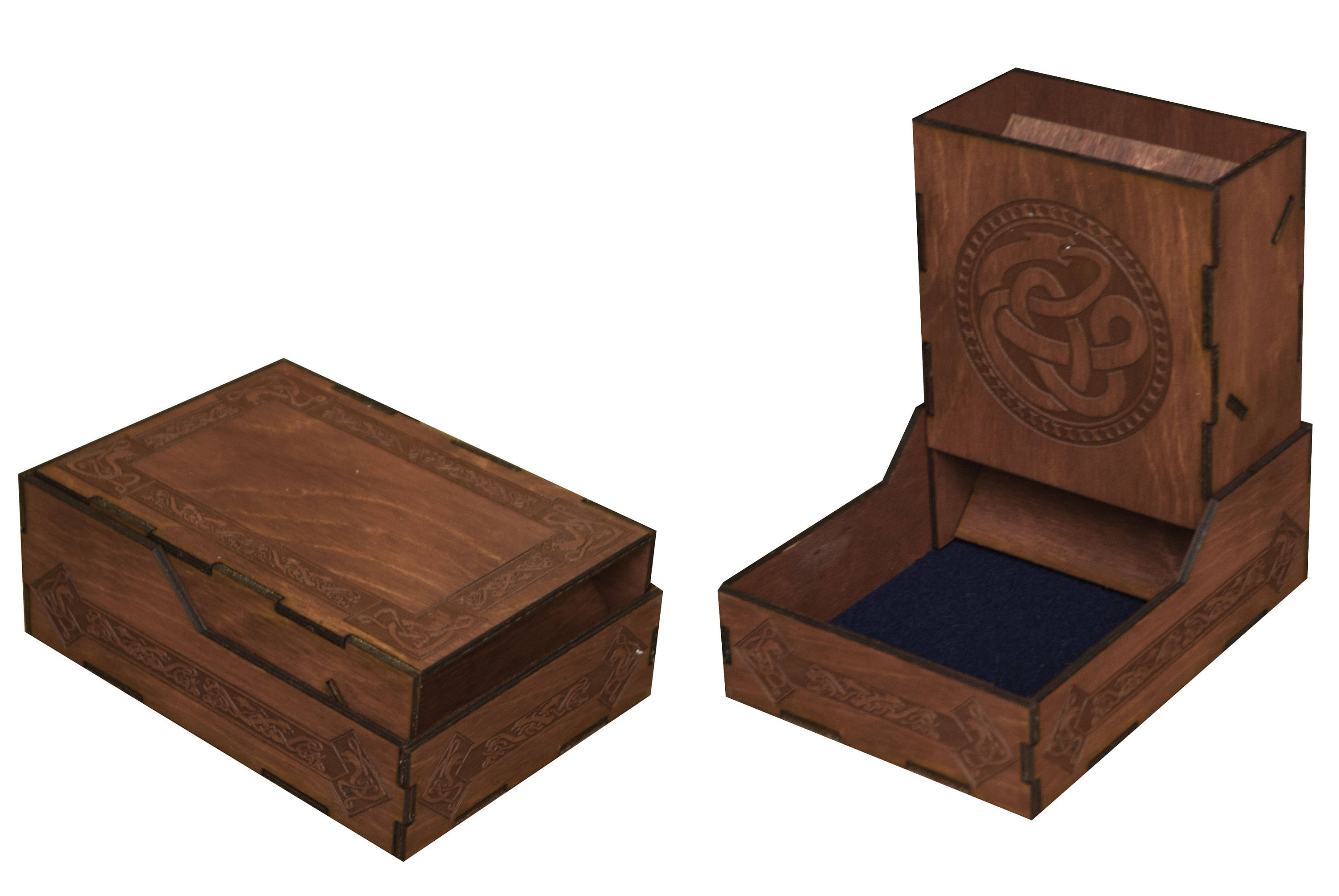 Folding dice tower