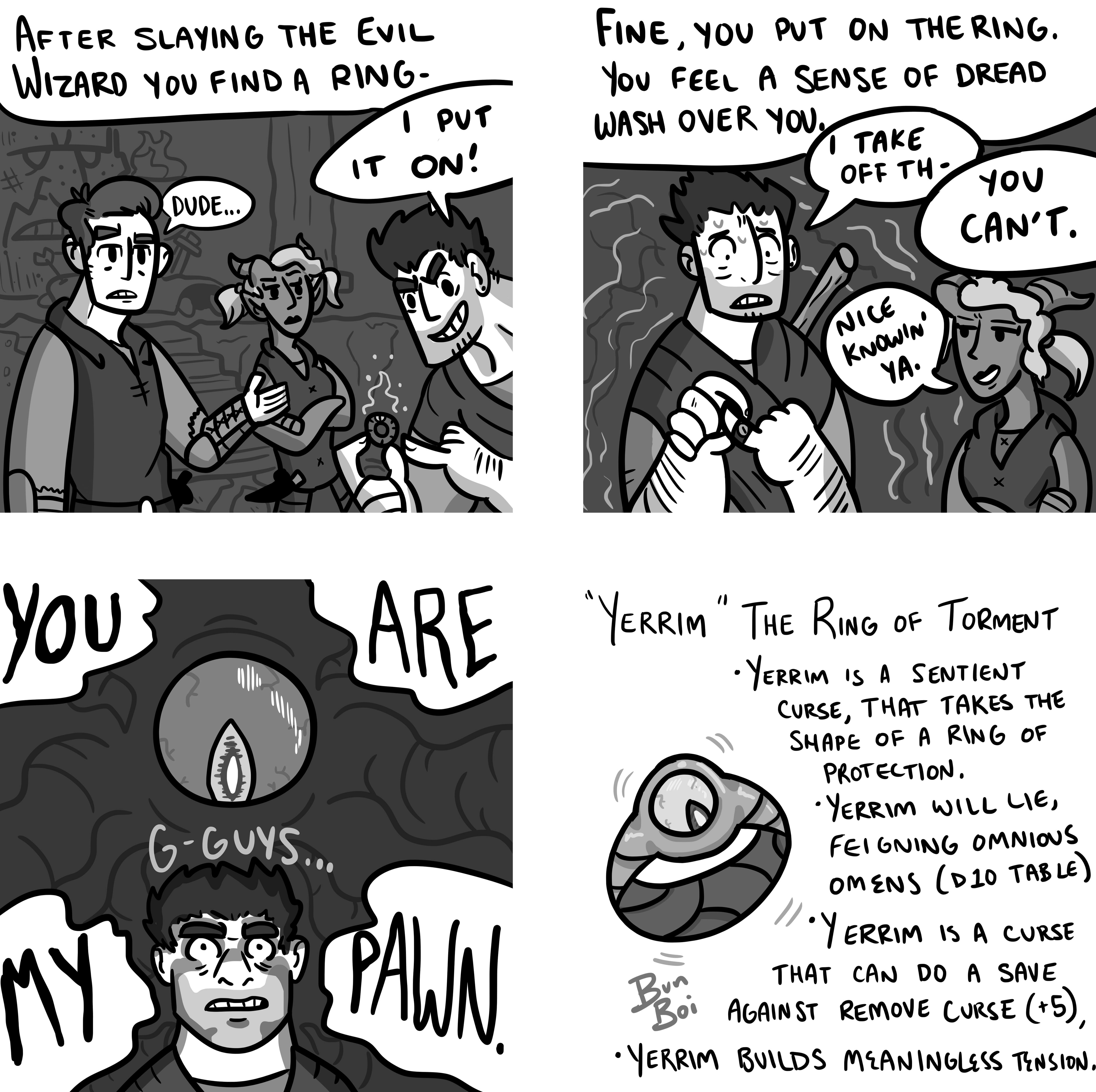The ring of torment