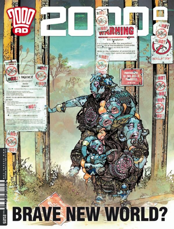 2000 AD - Brave New World - political cover