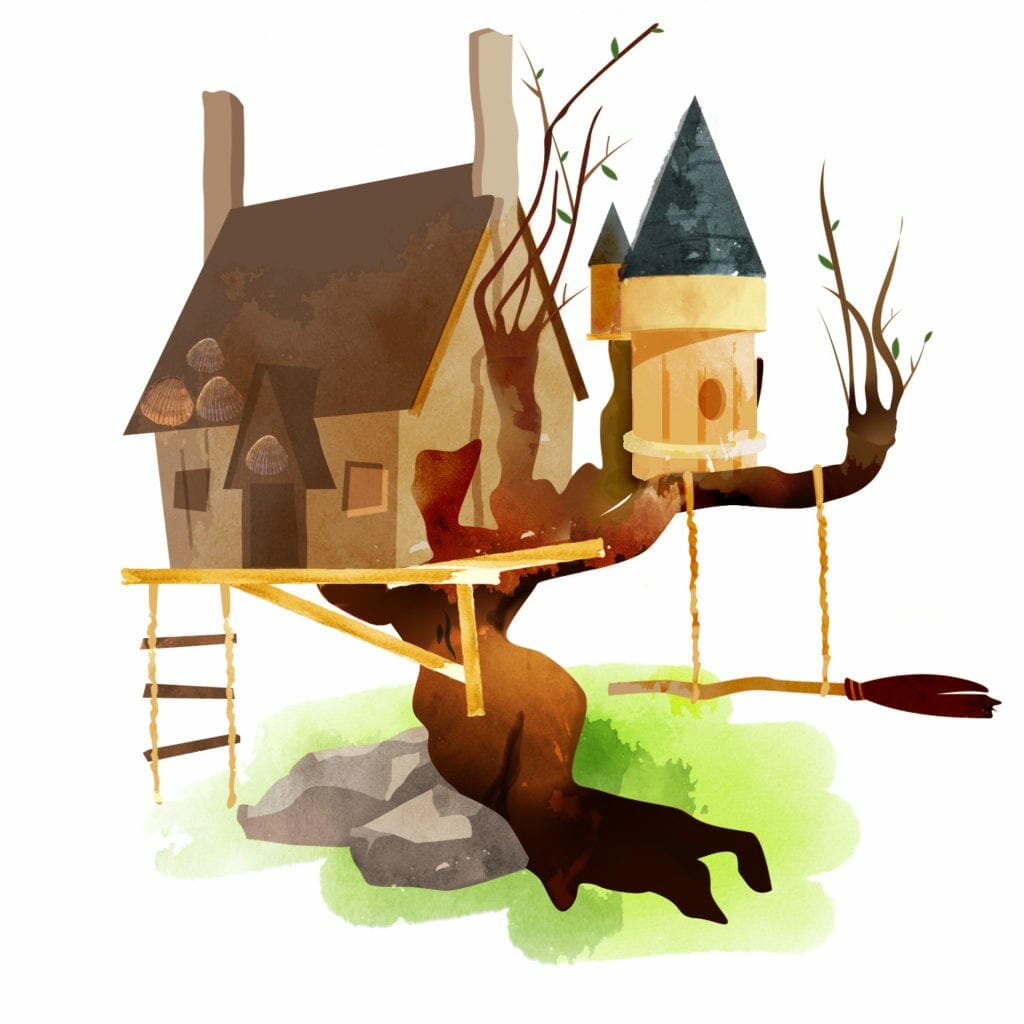 Harry Potter treehouse