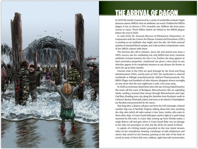 The arrival of Dagon