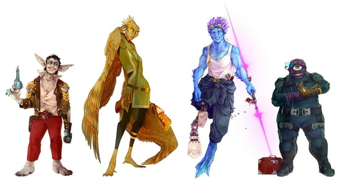 5e space races
