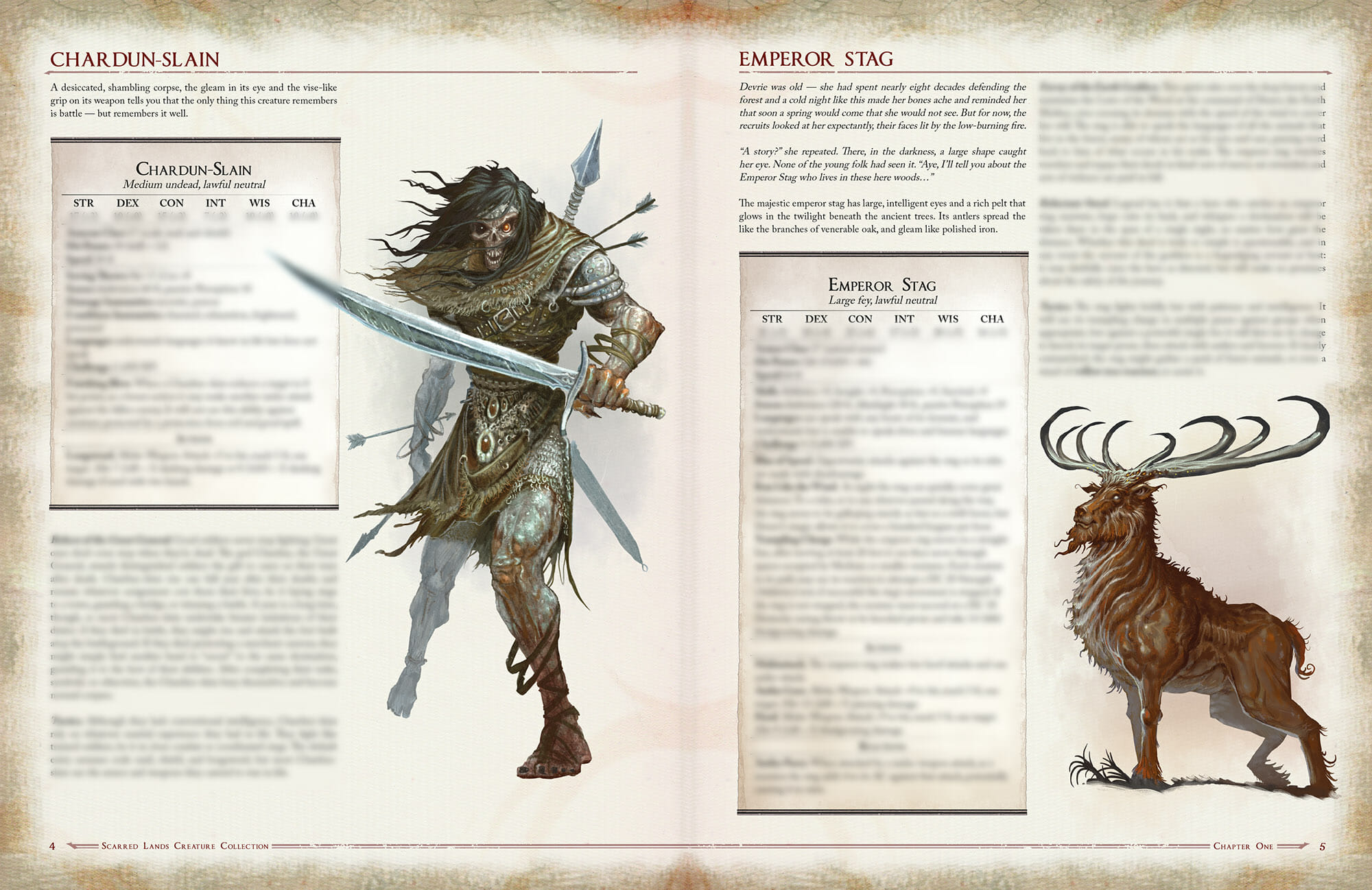 Scarred Lands Creature Collection 5e preview