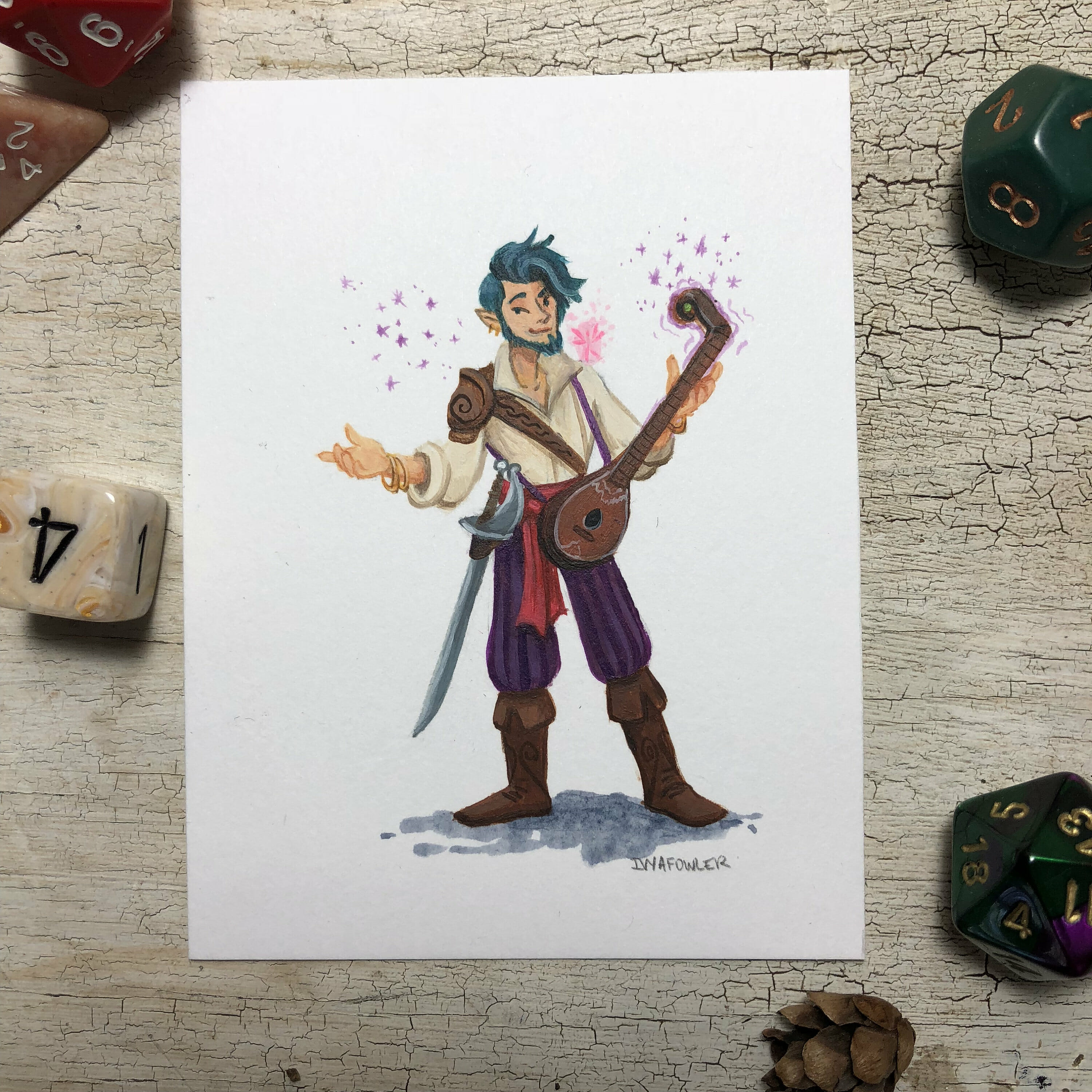Ivy A Fowler character art commission