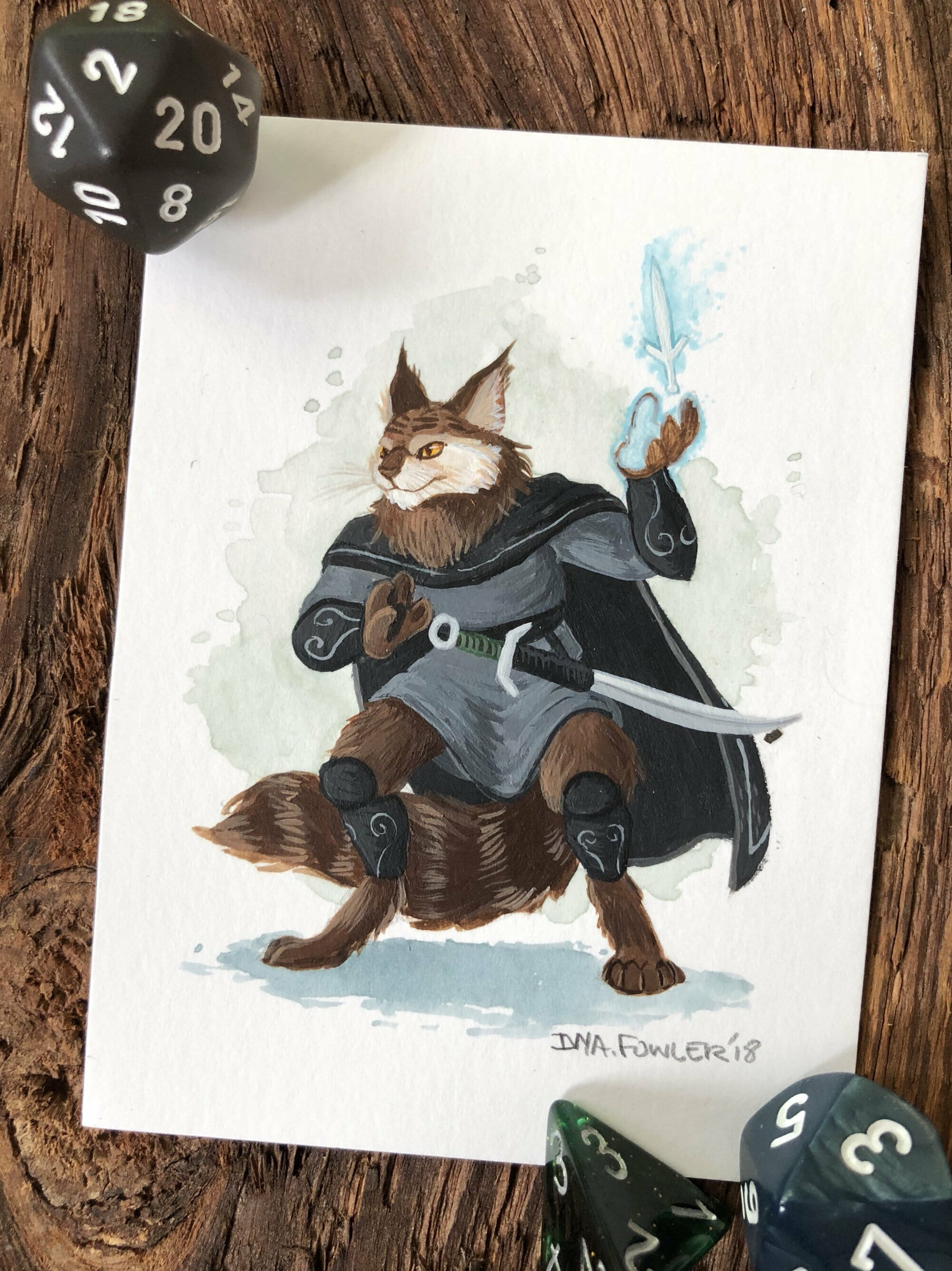 Ivy A Fowler character art commission