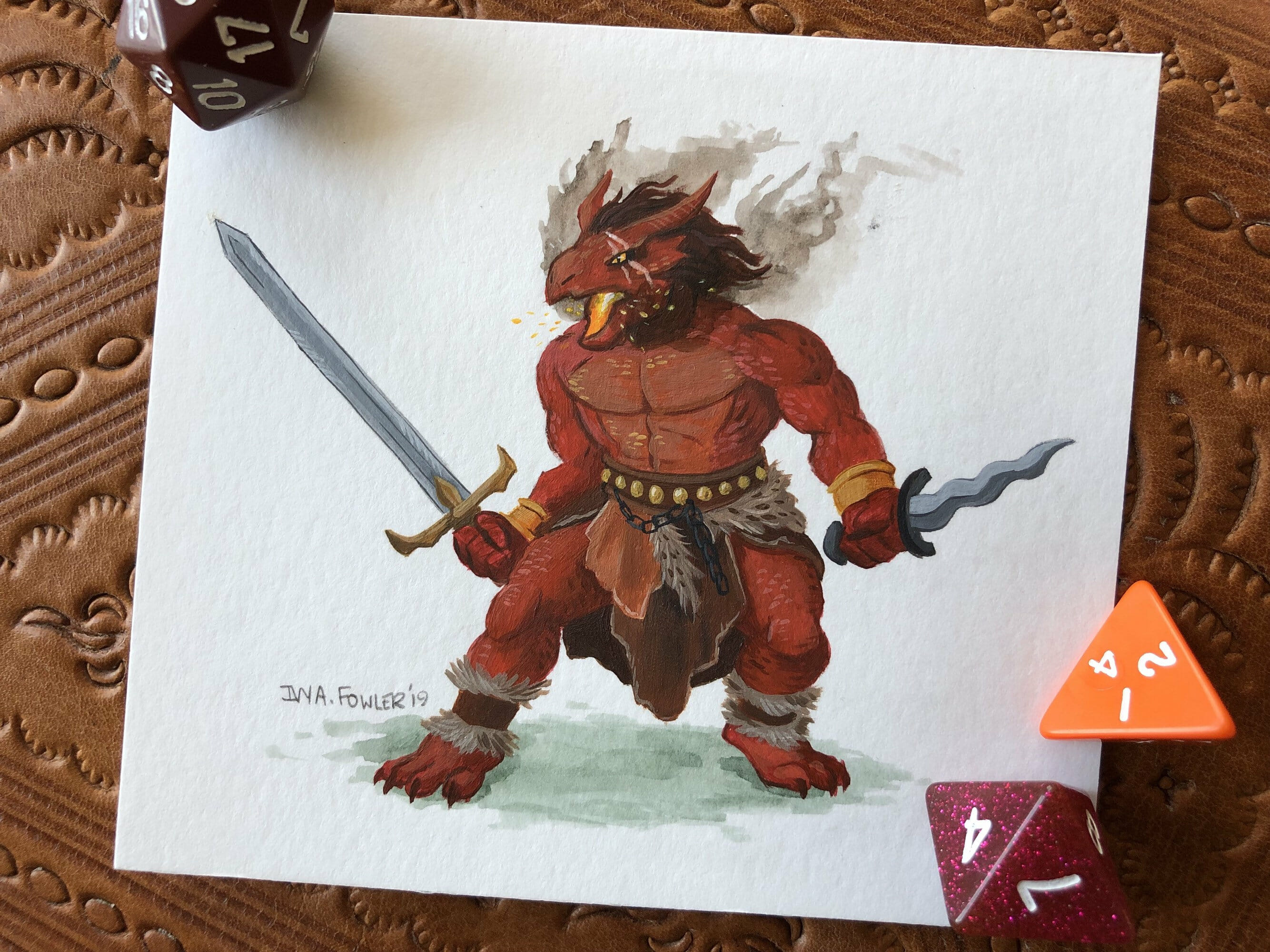 Ivy A Fowler character art commission