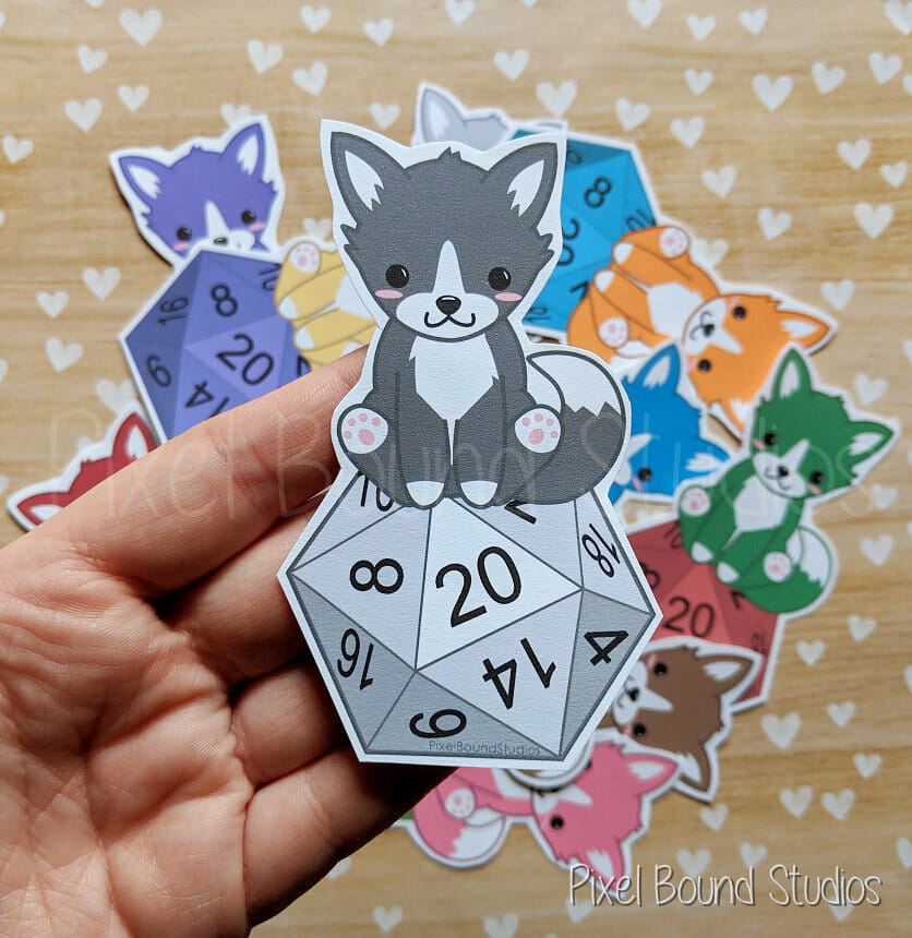Chibi Wolf on d20