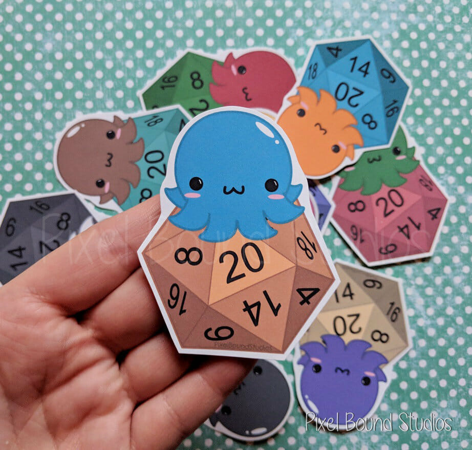 Chibi Octopus on d20