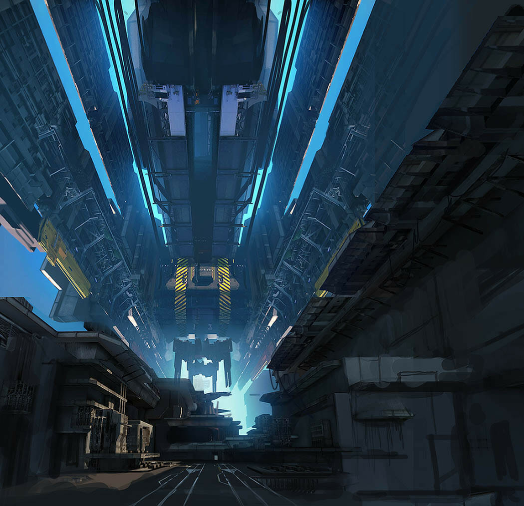 The mega-city art of Paul Chadeisson