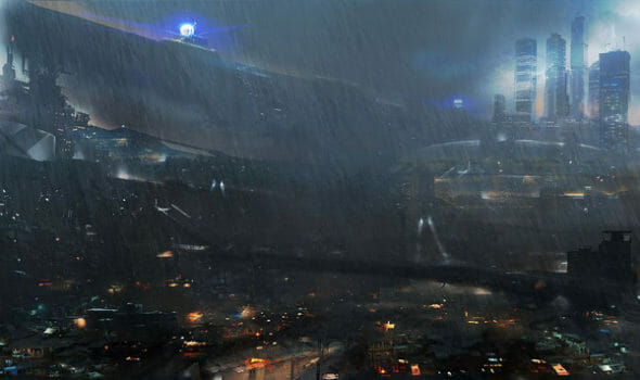 The mega-city art of Paul Chadeisson
