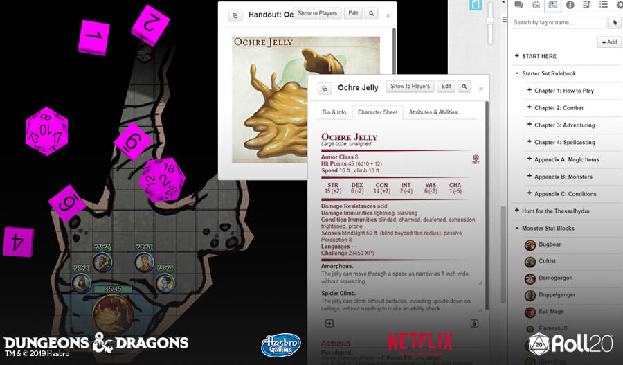 Stranger Things D&D at Roll20
