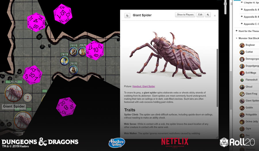 Stranger Things D&D at Roll20