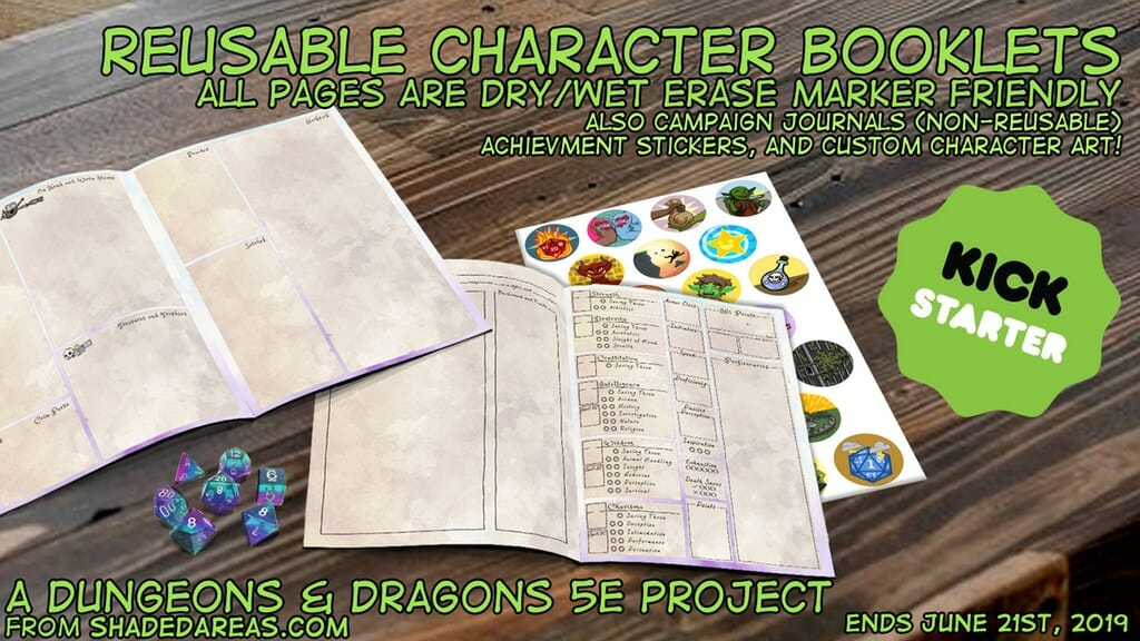 Character sheets