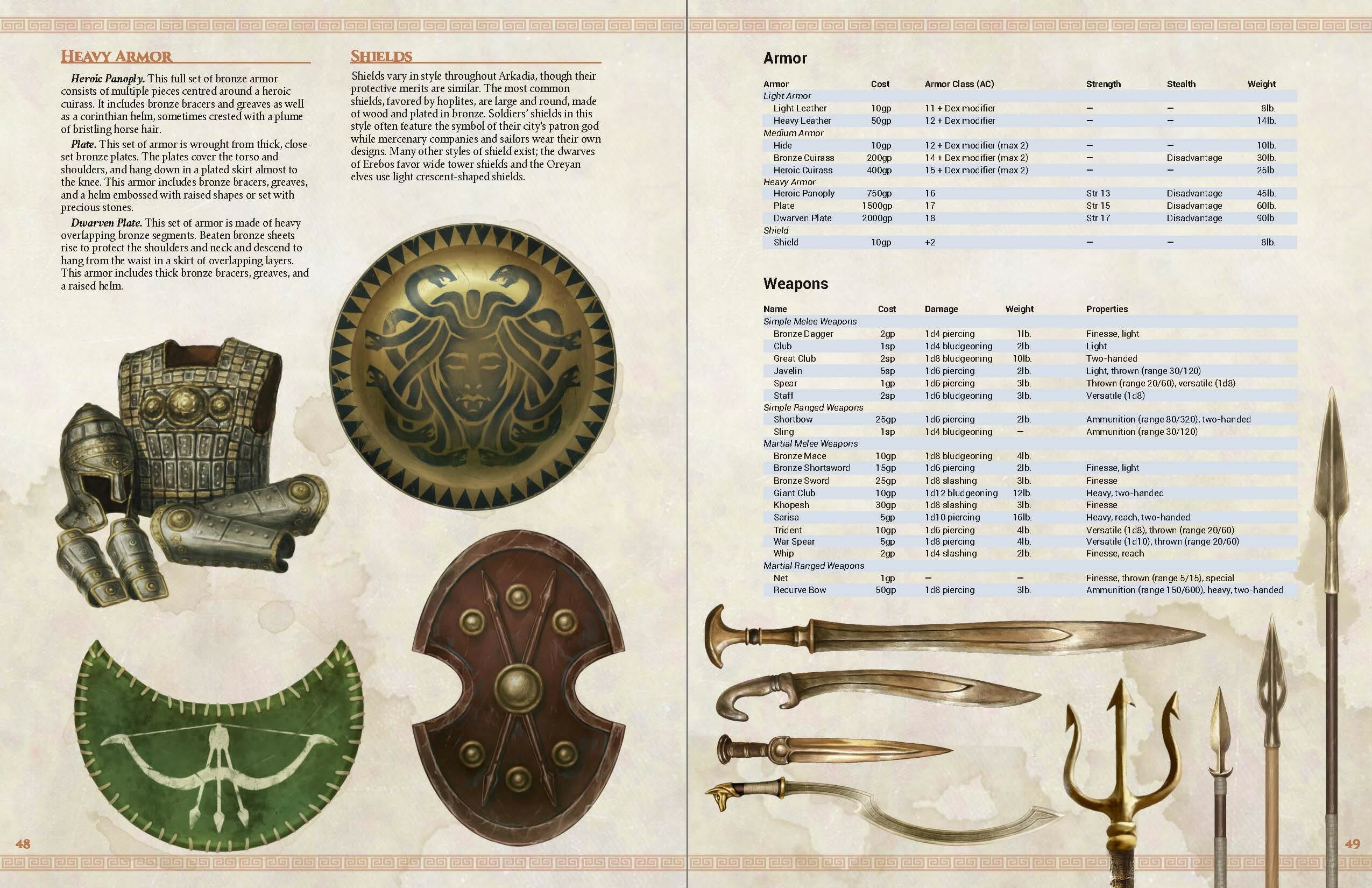Arkadia - heavy armour