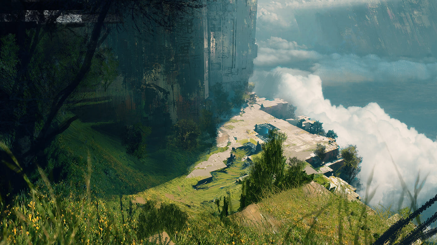 Is this concept art from an abandoned Blade Runner film?