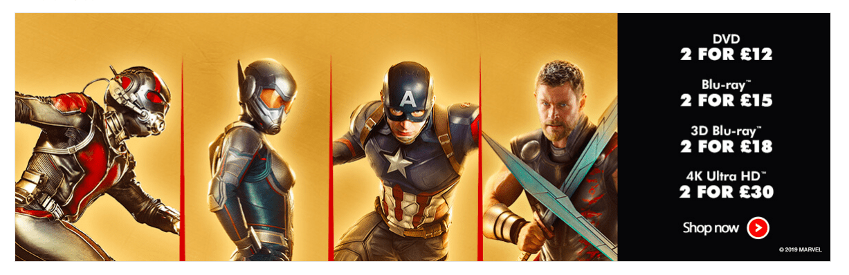 Marvel multi-buy