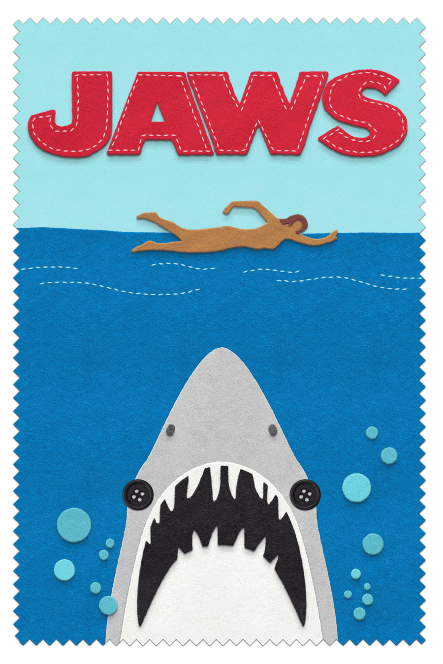 Jaws felt design