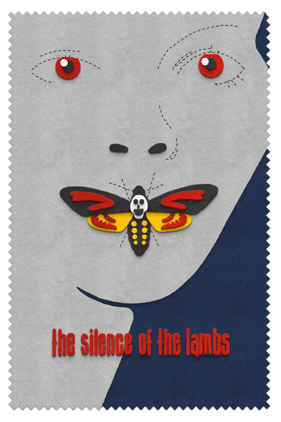 The Silence of the Lambs felt design