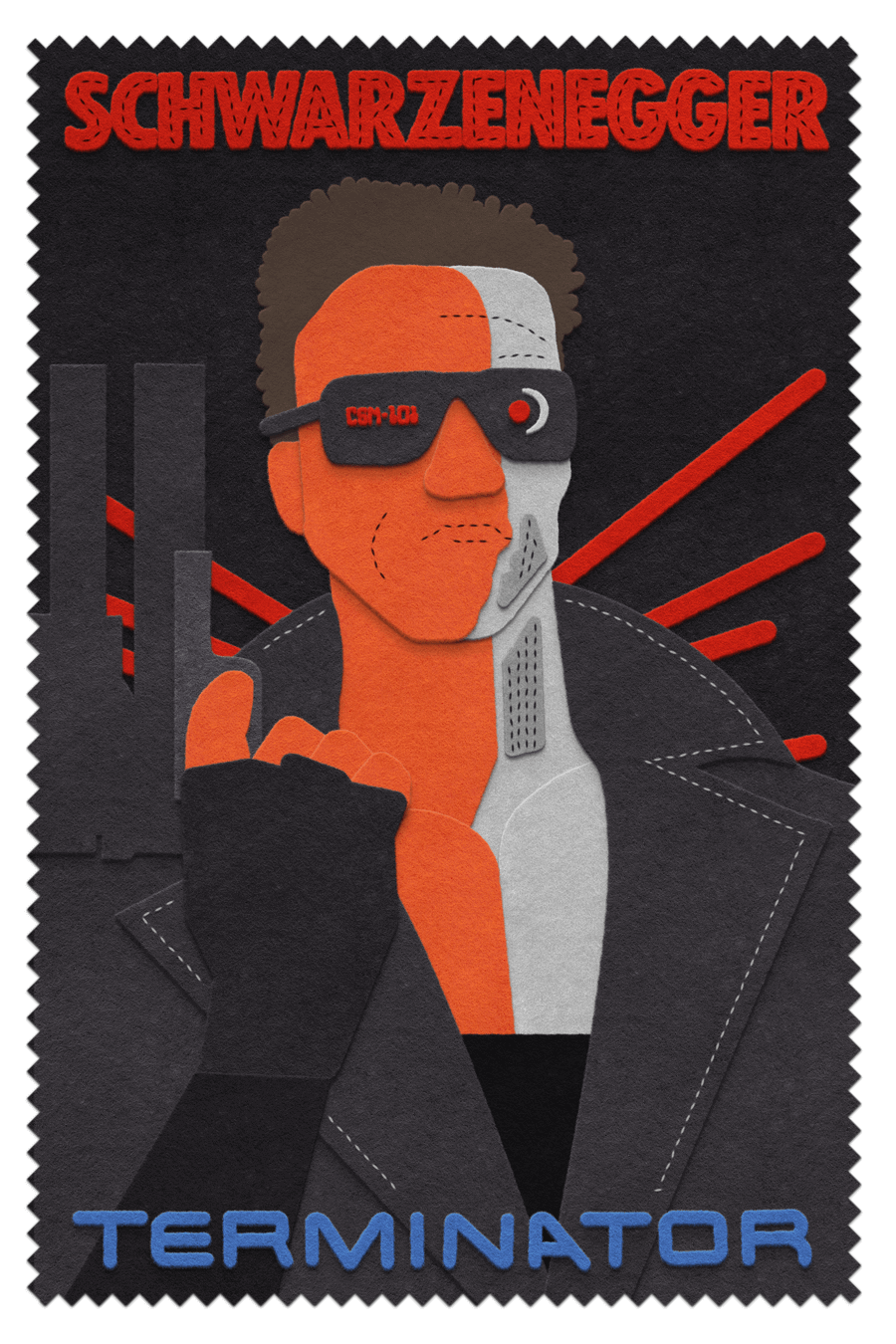 The Terminator felt design