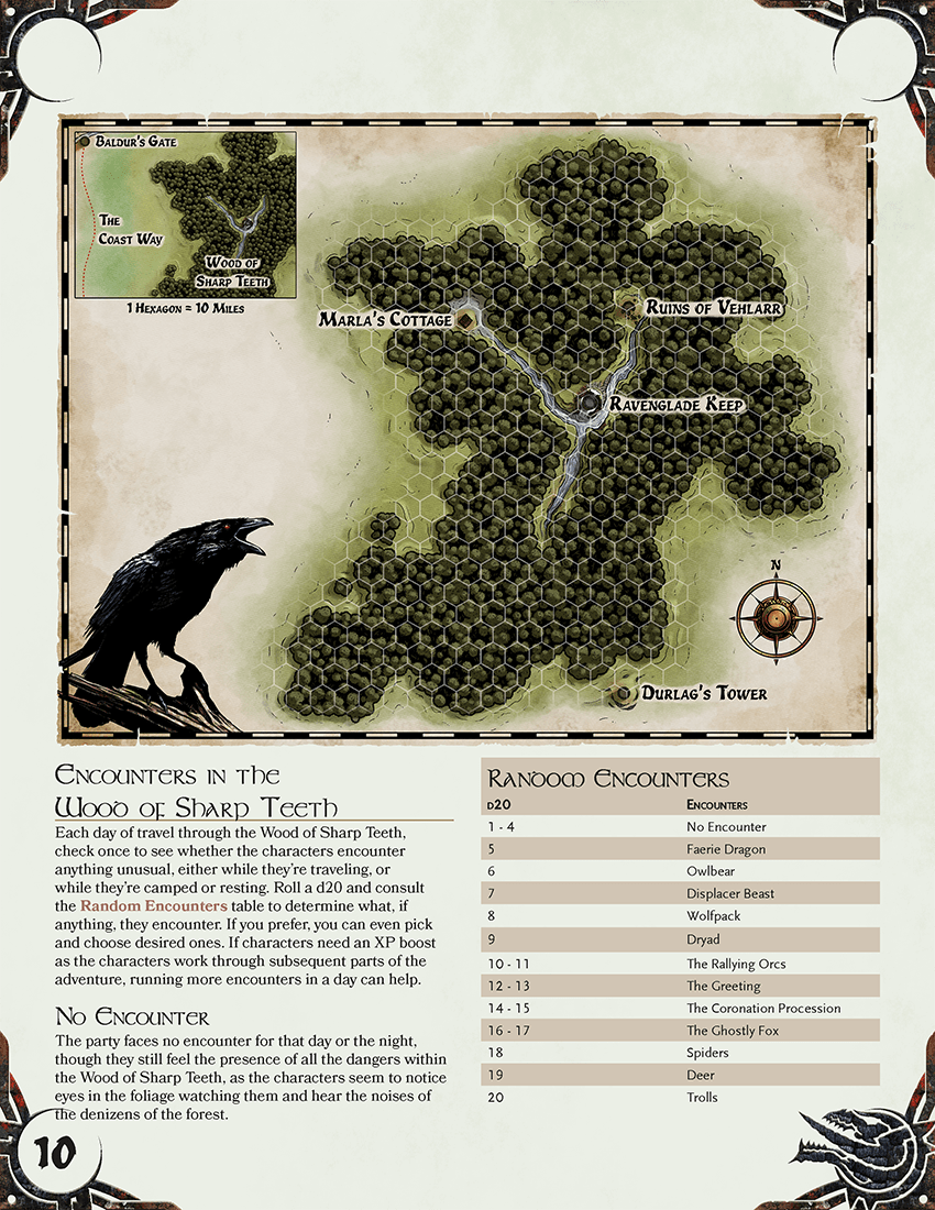 Wood of Sharp Teeth map