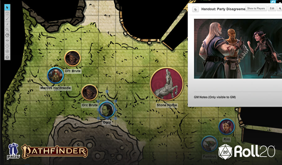 Roll20 example