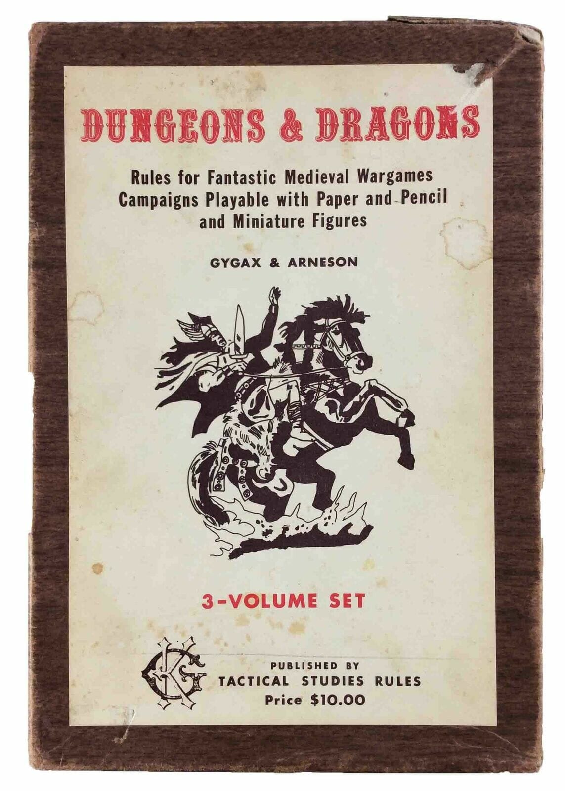 Rare original D&D woodgrain box set