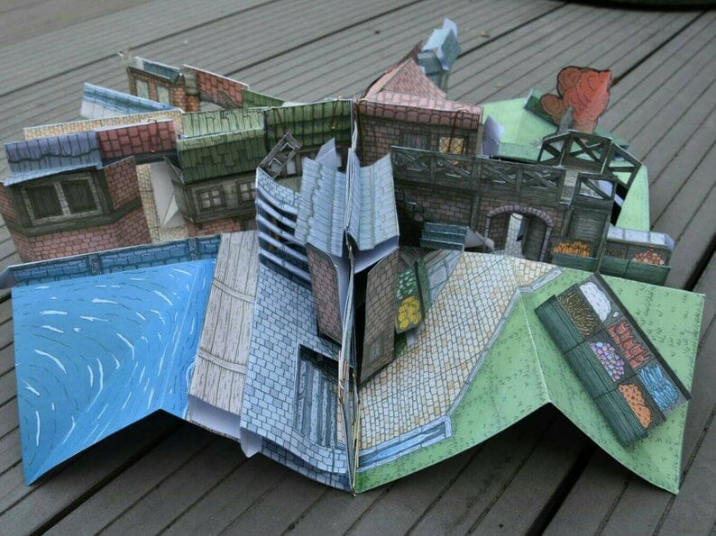 Papercraft D&D Map