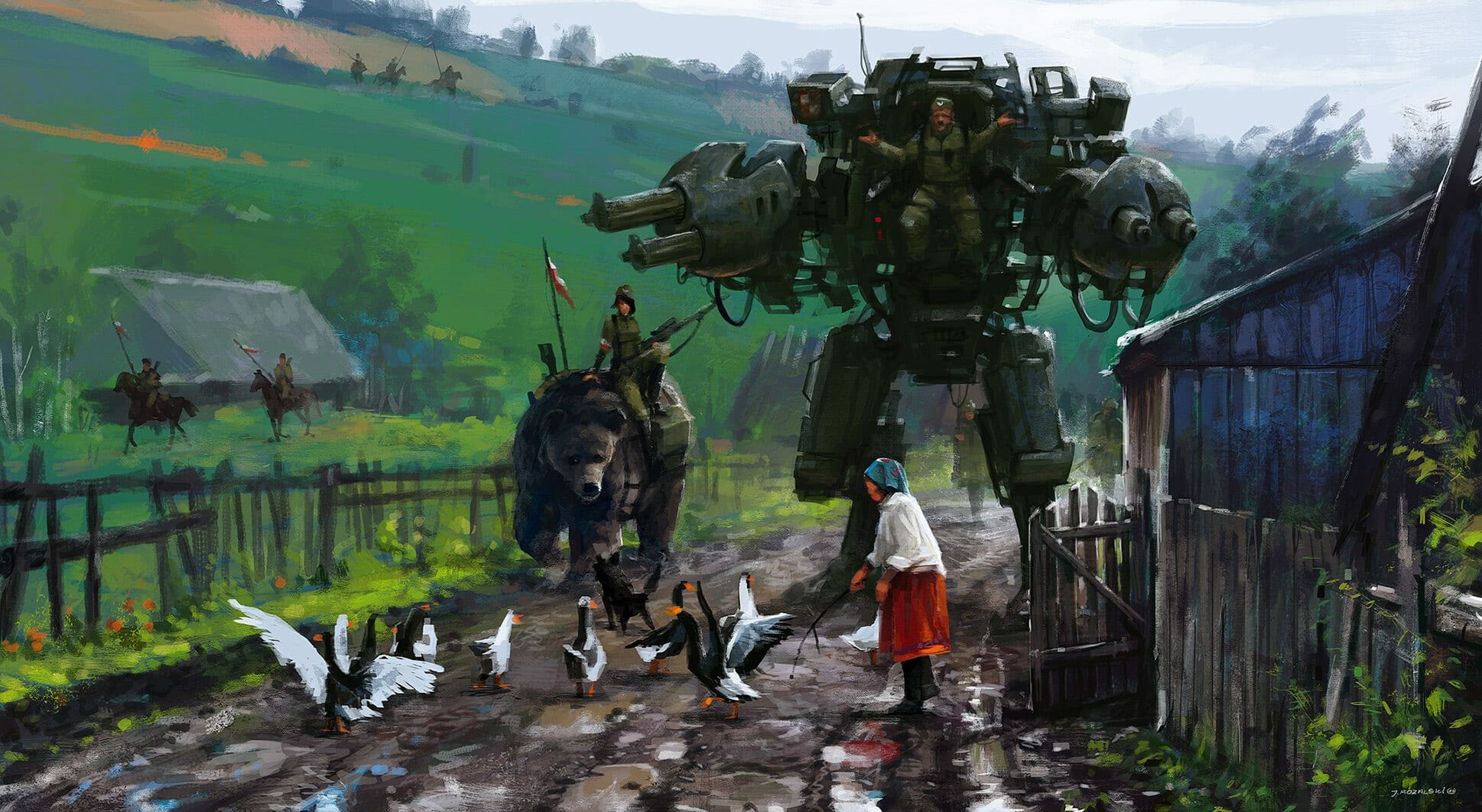 The sensational art of Jakub Różalski