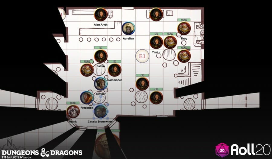 Baldur's Gate: Descent into Avernus Roll20 screenshot