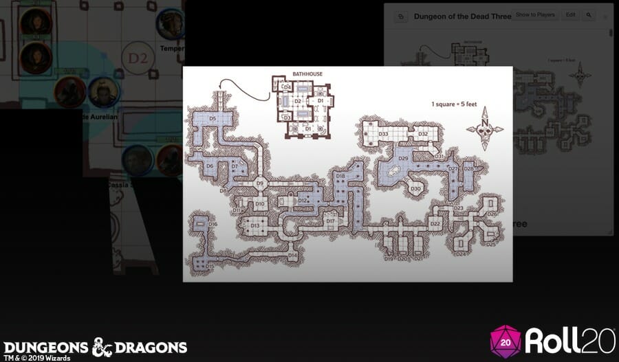 Baldur's Gate: Descent into Avernus Roll20 screenshot