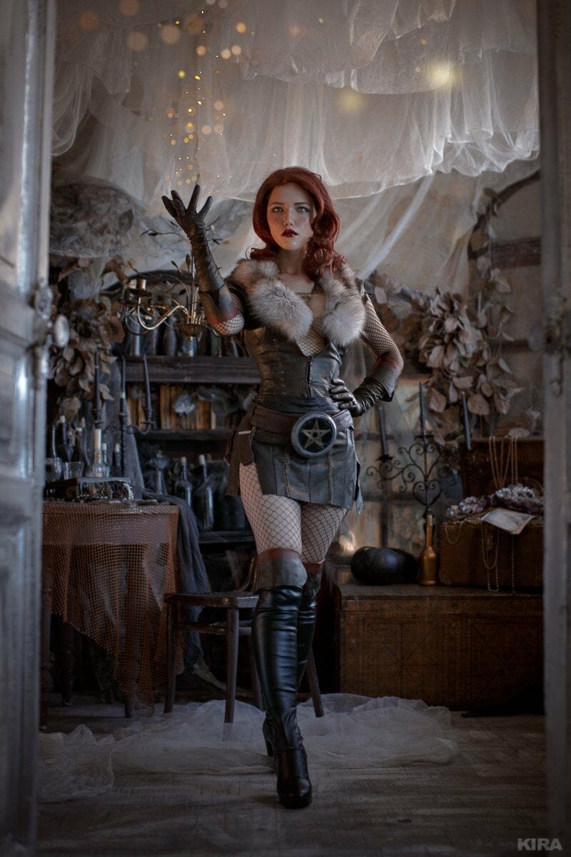 The Witcher's Triss cosplay