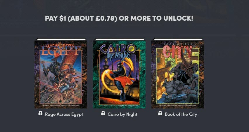 The World of Darkness is on Humble Bundle